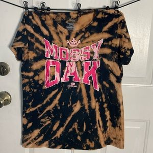 Mossy oak up-cycled tee pink